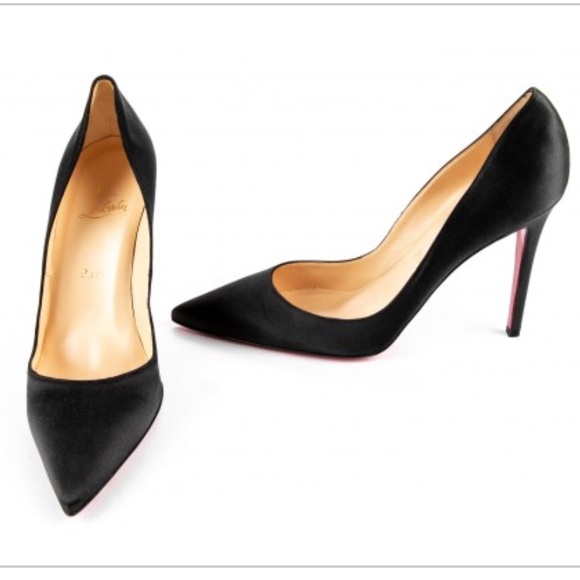 SOLD -New Christian Louboutin Satin Pumps - Picture 3 of 8